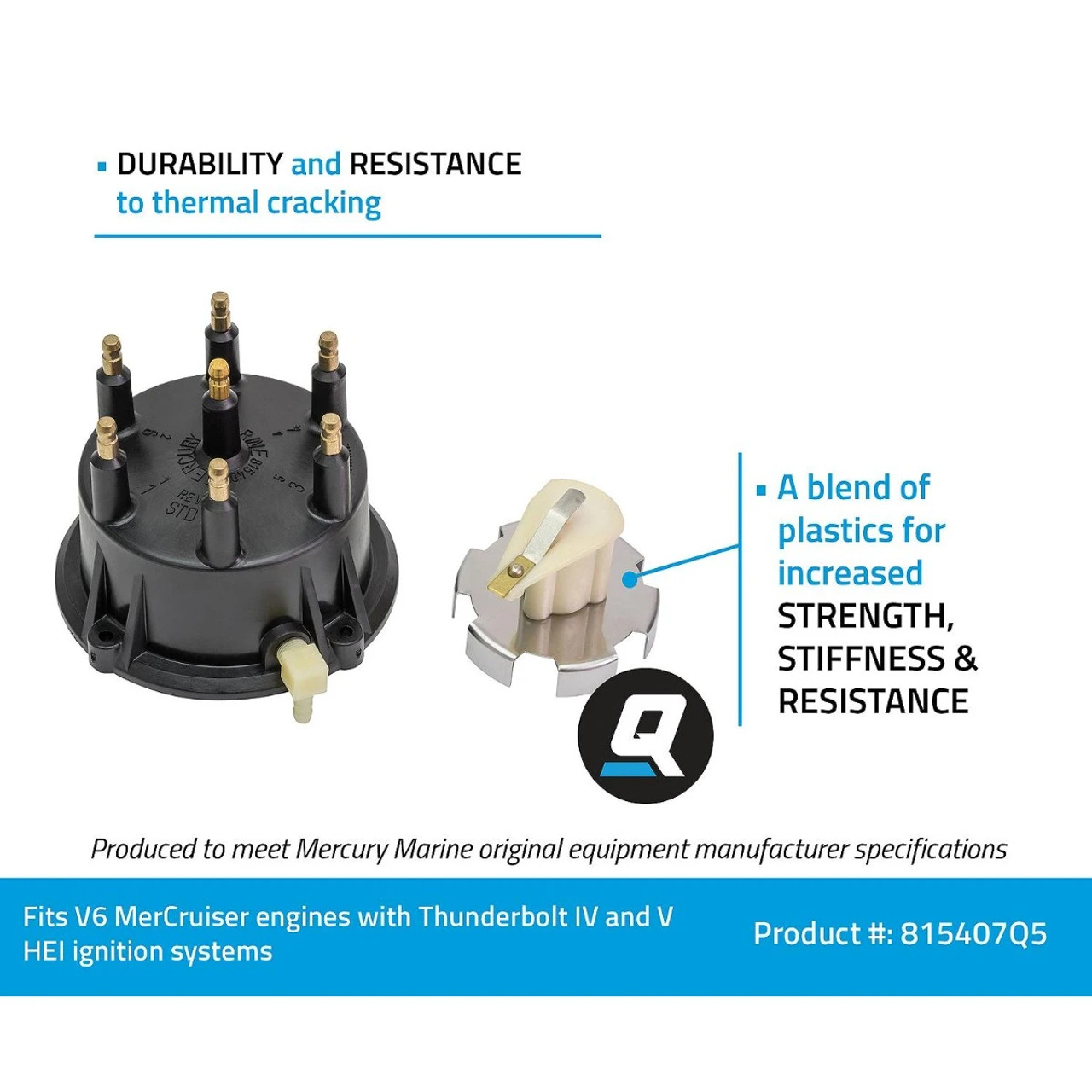 Quicksilver Distributor Cap Kit for MerCruiser Engines by