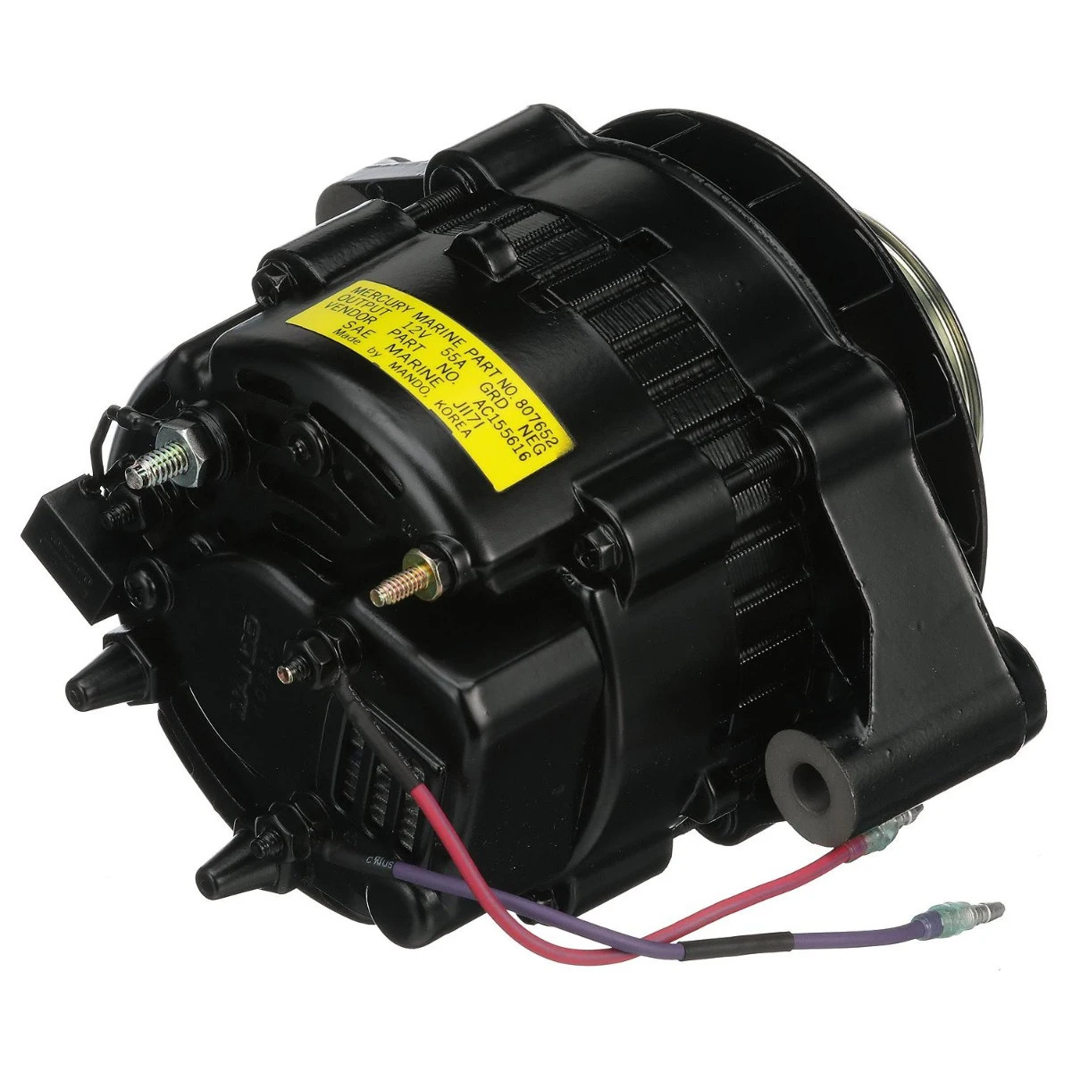 Quicksilver 55 Amp Alternator Mando MerCruiser V6 & V8 807652T
