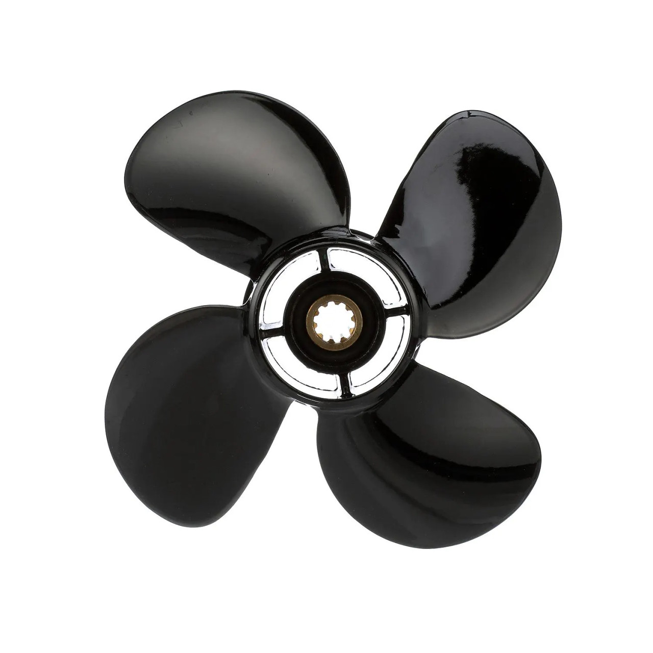 Quicksilver Nemesis 4-Blade RH Aluminum Propeller 8M8027517