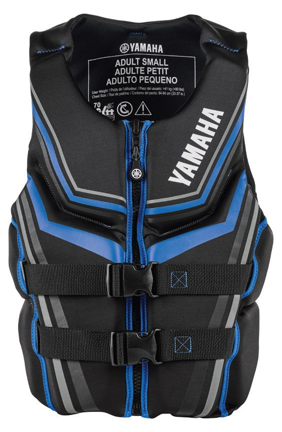 YAMAHA Neoprene USCG Approved Life Vest Jacket BLACK RED BLUE ALL