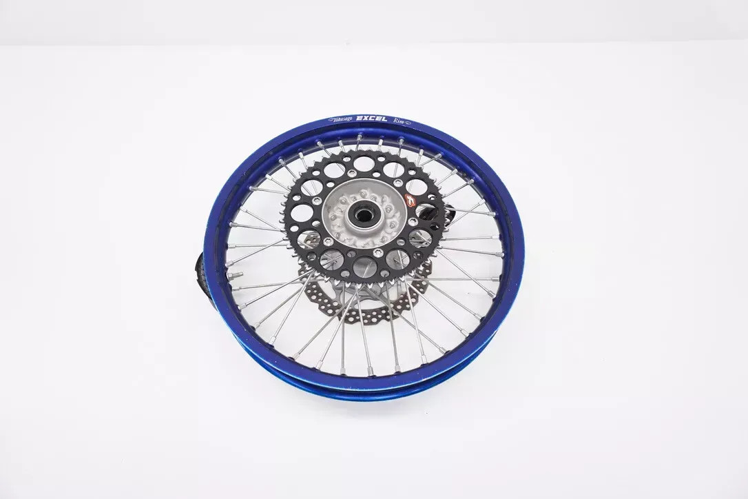 YAMAHA OEM Rear Wheel Assembly Blue/Silver YZ250 2022-2025 BCR