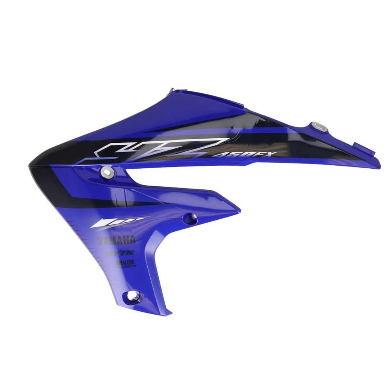 YAMAHA OEM Radiator Shroud with Graphics Blue YZ450FX 2023
