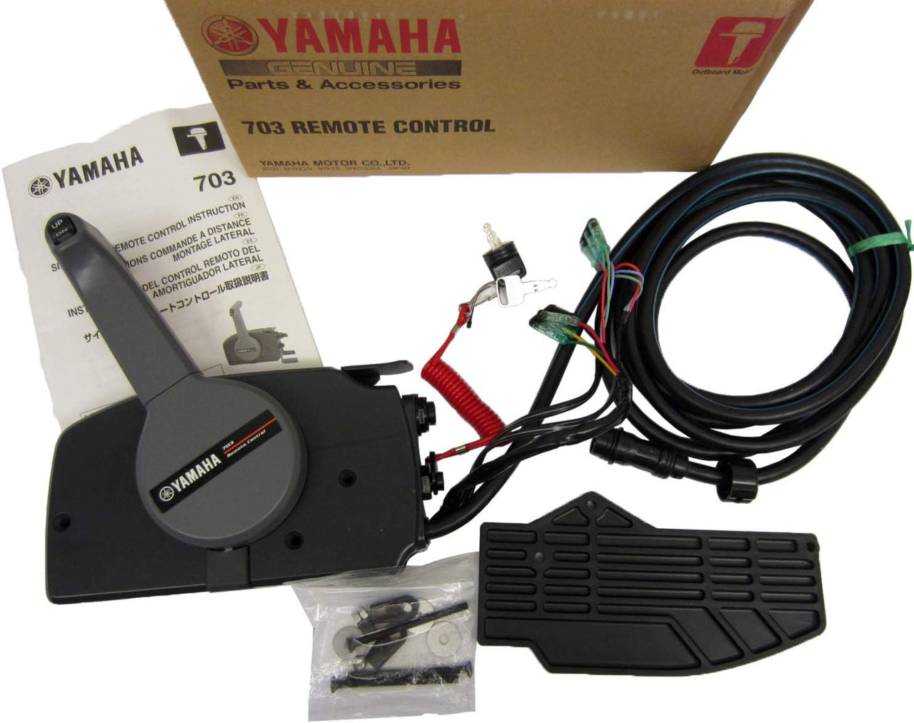 YAMAHA OEM 703 Side Mount ES Control Box with Trim Switch 10