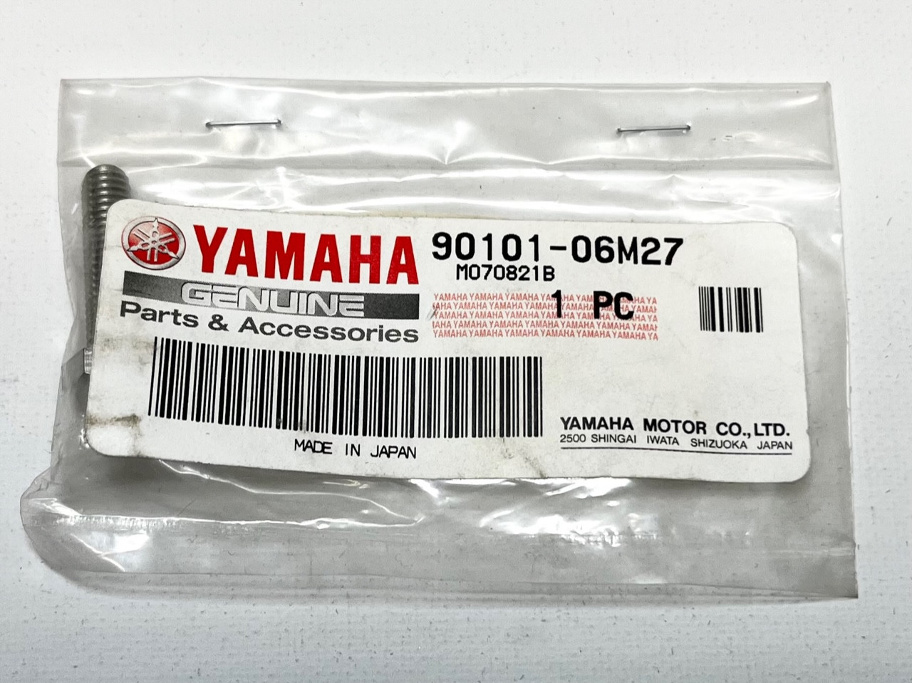 YAMAHA OEM Bracket Anode Bolt 90101-06M27-00