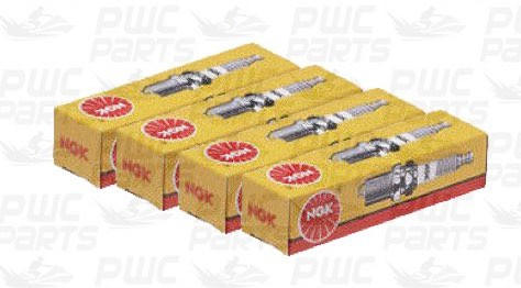 NGK LFR7A Spark Plug Set (4-Pack) - Pre-Gapped, Solid Top - For