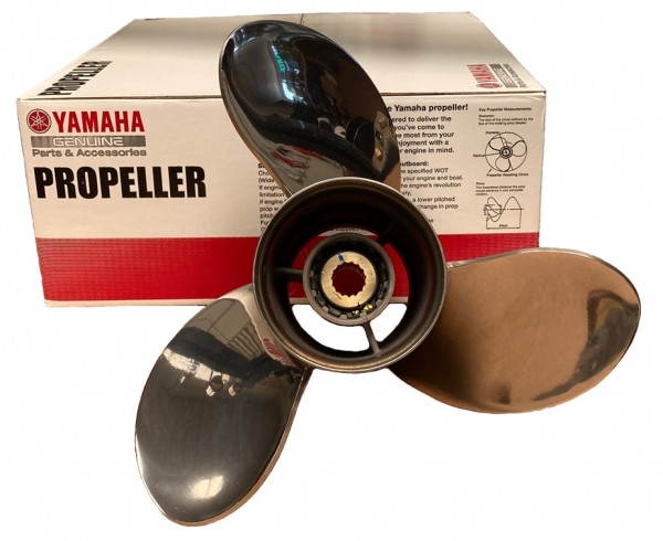 YAMAHA M Series Reliance Stainless Steel Propeller 3 Blade 14 1/2