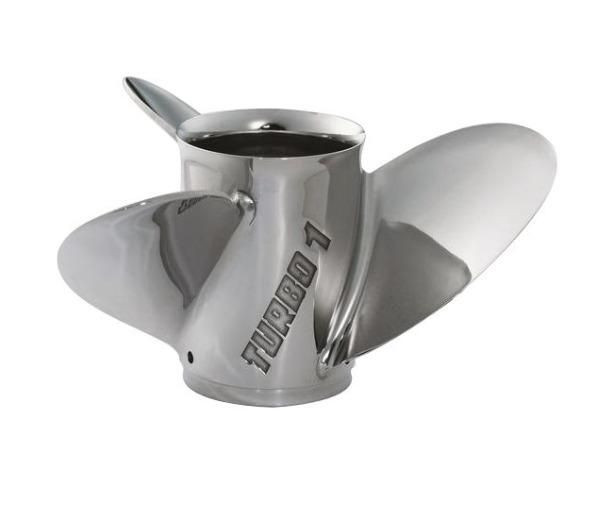YAMAHA K Series Turbo 1 Stainless Steel Propeller 3 Blade 13 1/4