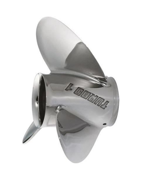 再生プロペラ　ヤマハ14×19M YAMAHA K Series Turbo 1 Stainless Steel Propeller 3 Blade 13 1/4