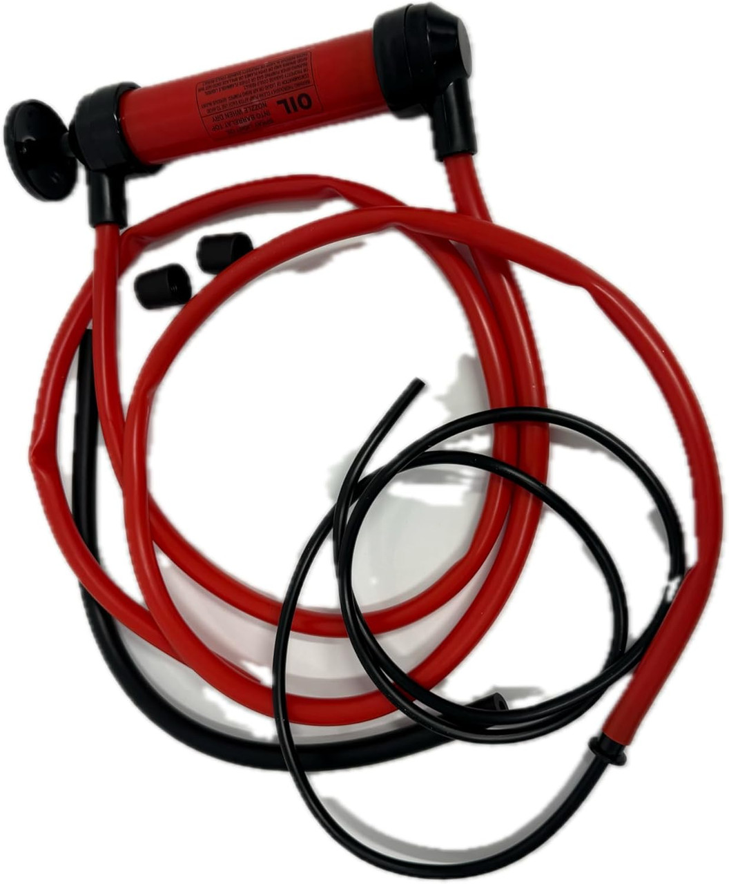 PWCParts Multi-Use Hand Siphon Fuel Oil Transfer Pump, 3-in-1