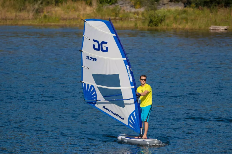 AQUAGLIDE CASCADE i-SUP WIND SUP Package Pump Bag Fins Paddle
