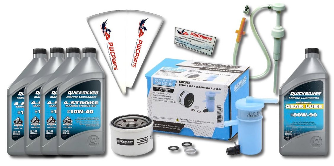 SUZUKI DF40A / DF50A / DF60A / DF50AV / DF60AV 100-Hour