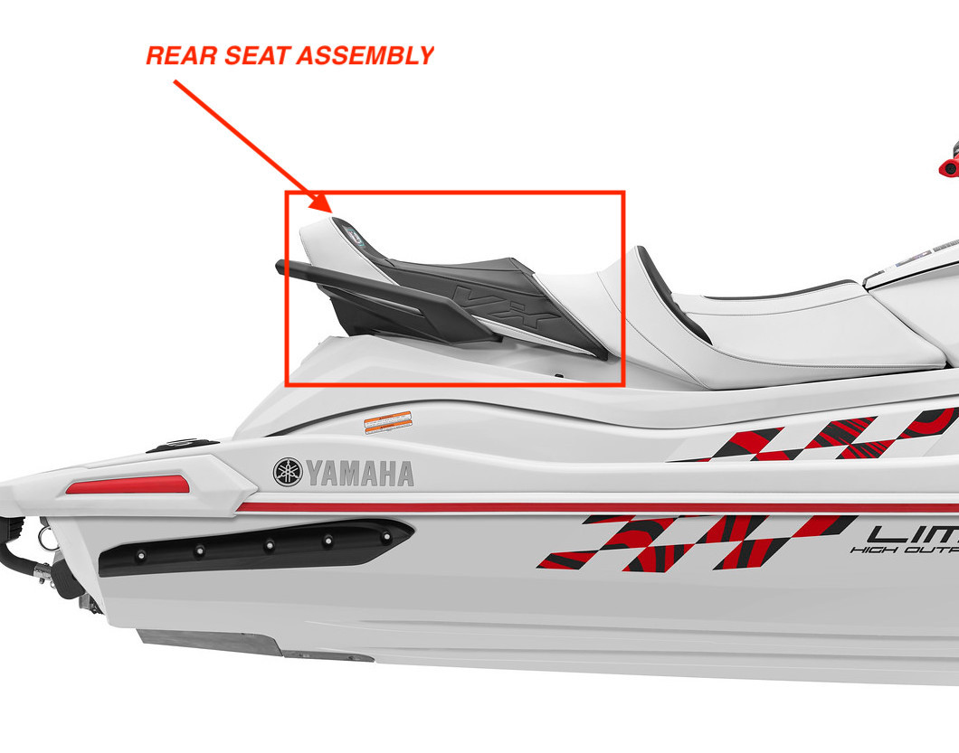 YAMAHA 2022 VX Limited HO Rear Seat Assembly - F4N-U372A-80-00