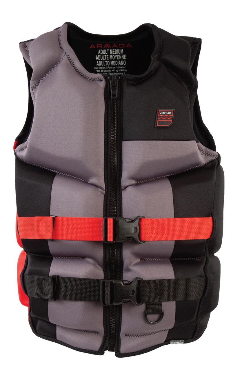 YAMAHA JetPilot Men's Armada Neoprene CGA Vest Lime Black Red VDF