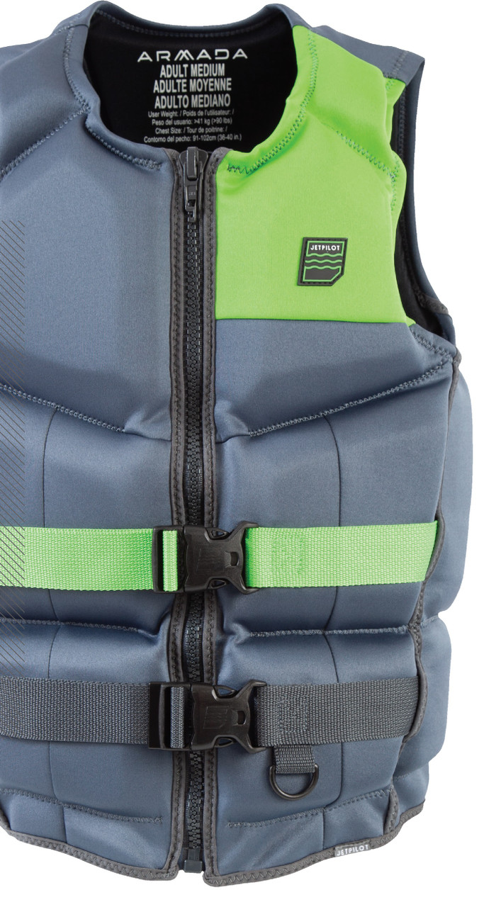 YAMAHA JetPilot Men's Armada Neoprene CGA Vest Lime Black Red VDF