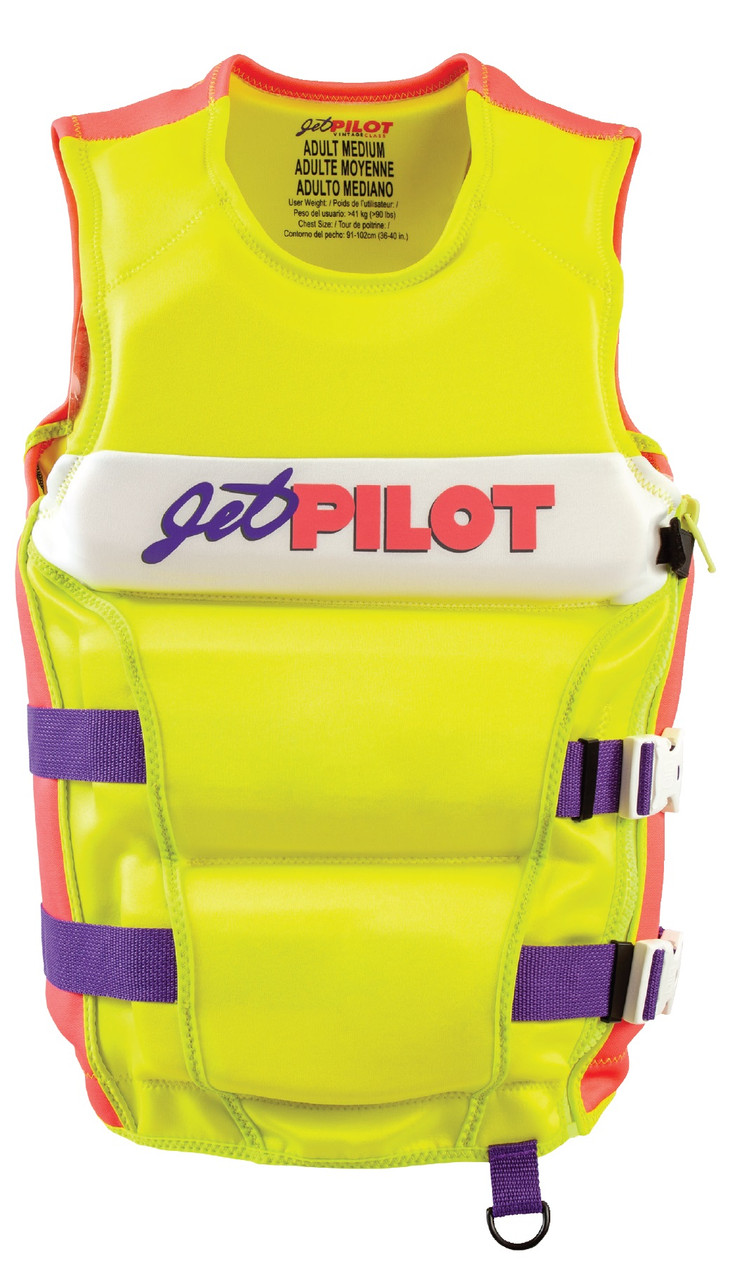 YAMAHA JetPilot Vintage Class Neoprene CGA Side Zip Vest RED