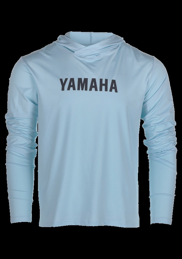 YAMAHA Unisex Sun Hoodie GRAY BLUE GREEN WTC-24SH