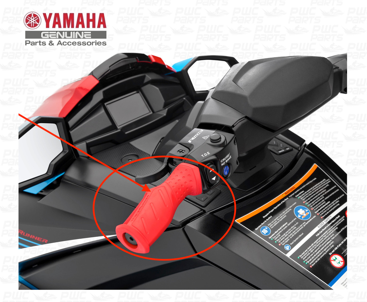 YAMAHA OEM Steering Handle Grip F4P-U155C-20-00