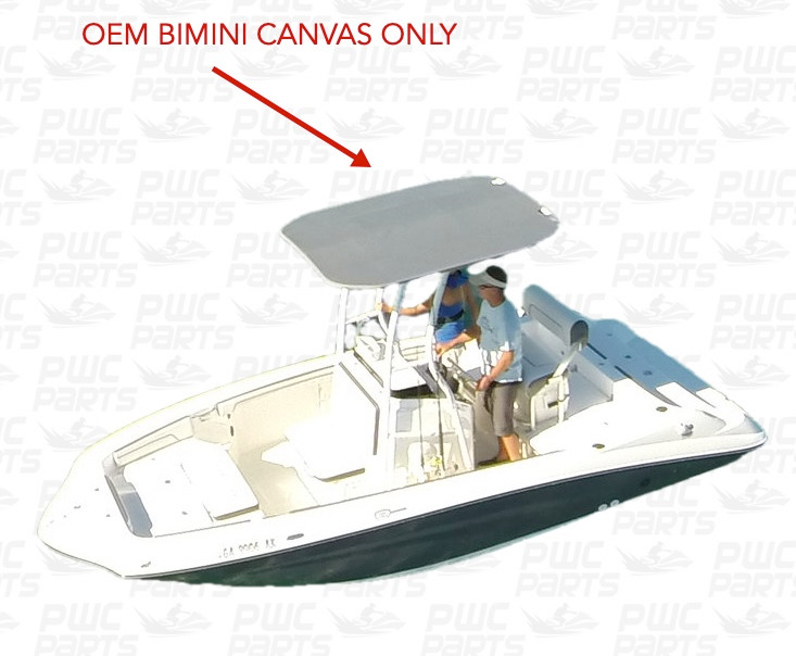 YAMAHA OEM T-TOP Bimini Canvas Canopy 2016-2017 190 FSH Sport F3M