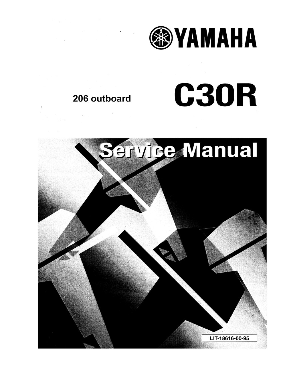 YAMAHA OEM Service Manual - 30hp 2 Stroke - LIT-18616-00-95 Models