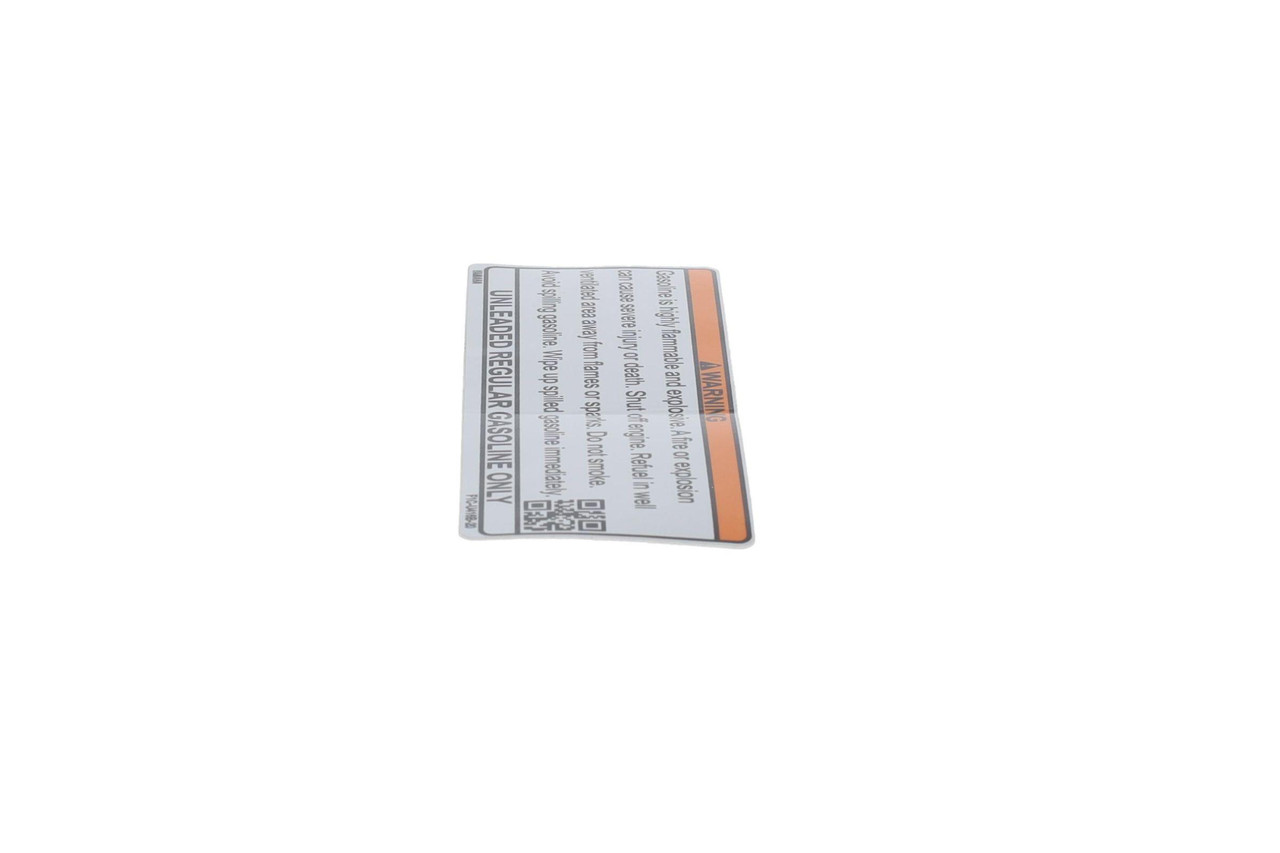 確認用16 YAMAHA OEM Warning Label F1C-U416B-20-00