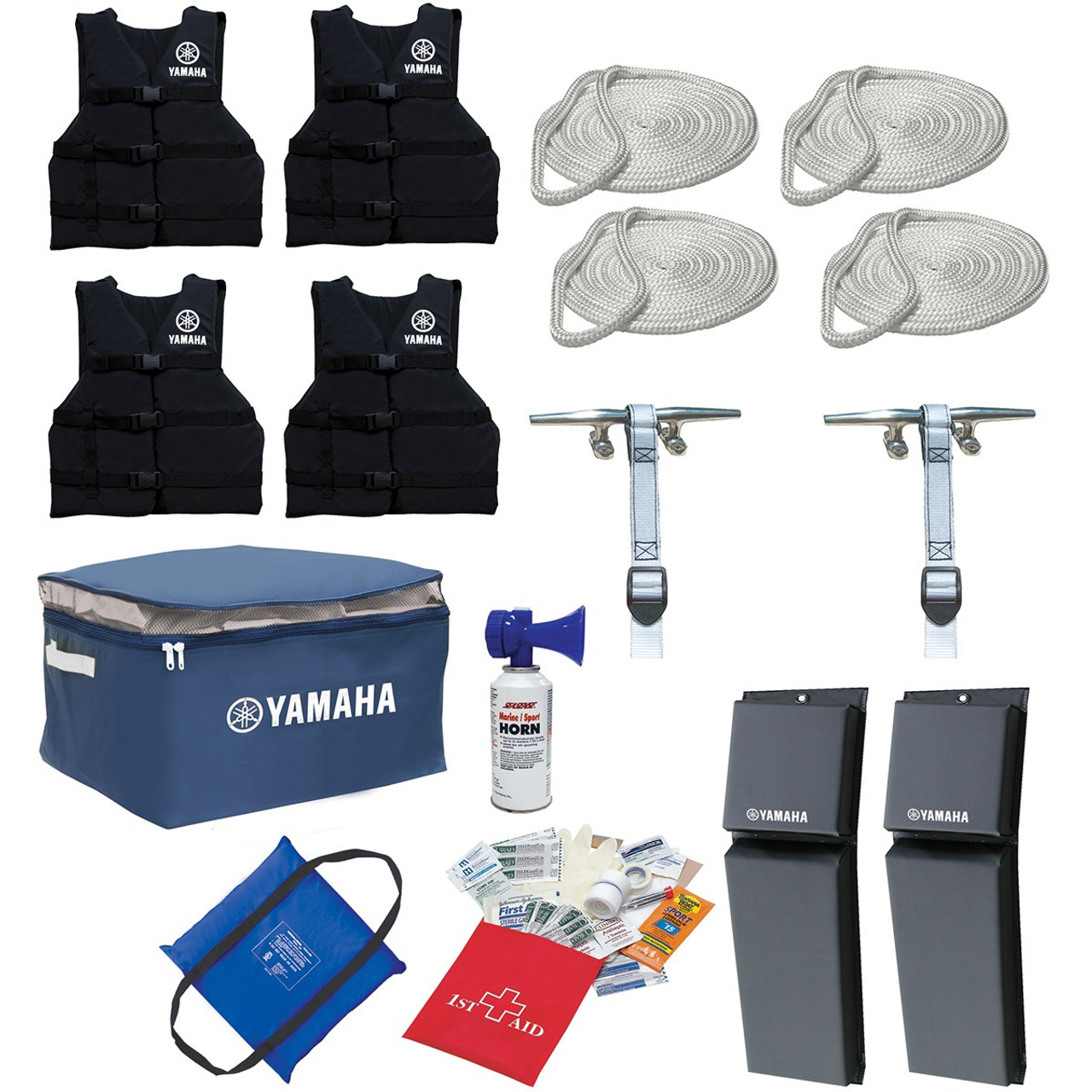 ヤマハ - FIRST aid kit  YAMAHA Jet Boat STARTER KIT Life Vest Rope Throw Cushion Air