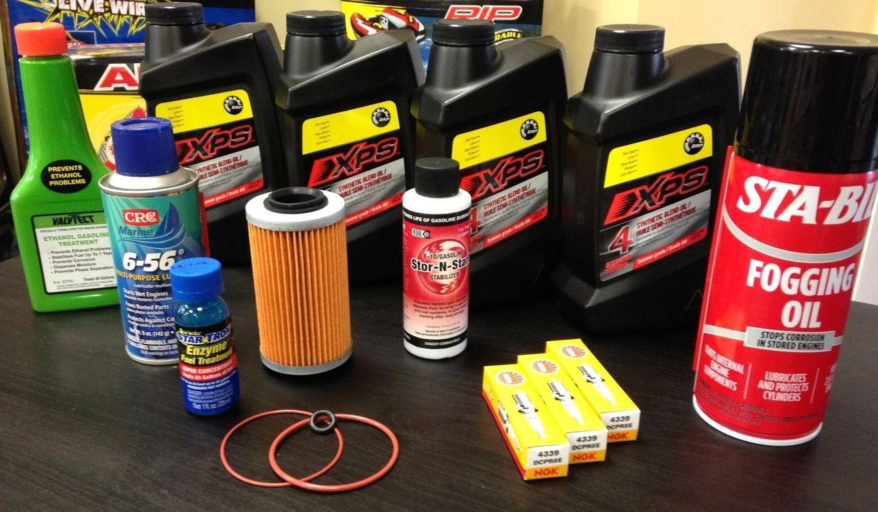 Seadoo 4 Tec Pwc Winterization Maintenance Oil Change Kit Rxt