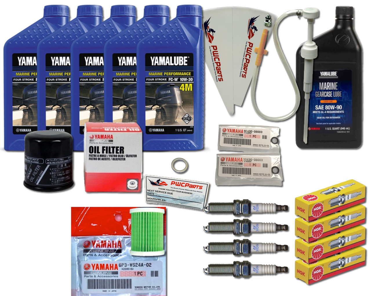 Shop for YAMAHA F200 Oil Change Kit 4M Fuel Filter Gear Lube LFR5A