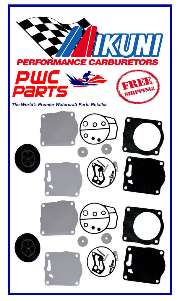 SeaDoo GENUINE Dual Mikuni Carb Rebuild Kit SBN-I 46mm 951