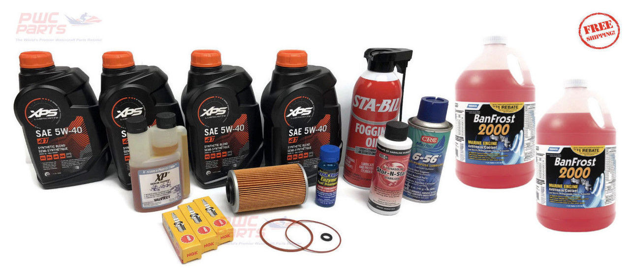 Seadoo 4 Tec Winterization Oil Change Kit Anti Freeze 155 185 215 255 260 Gtx Gti