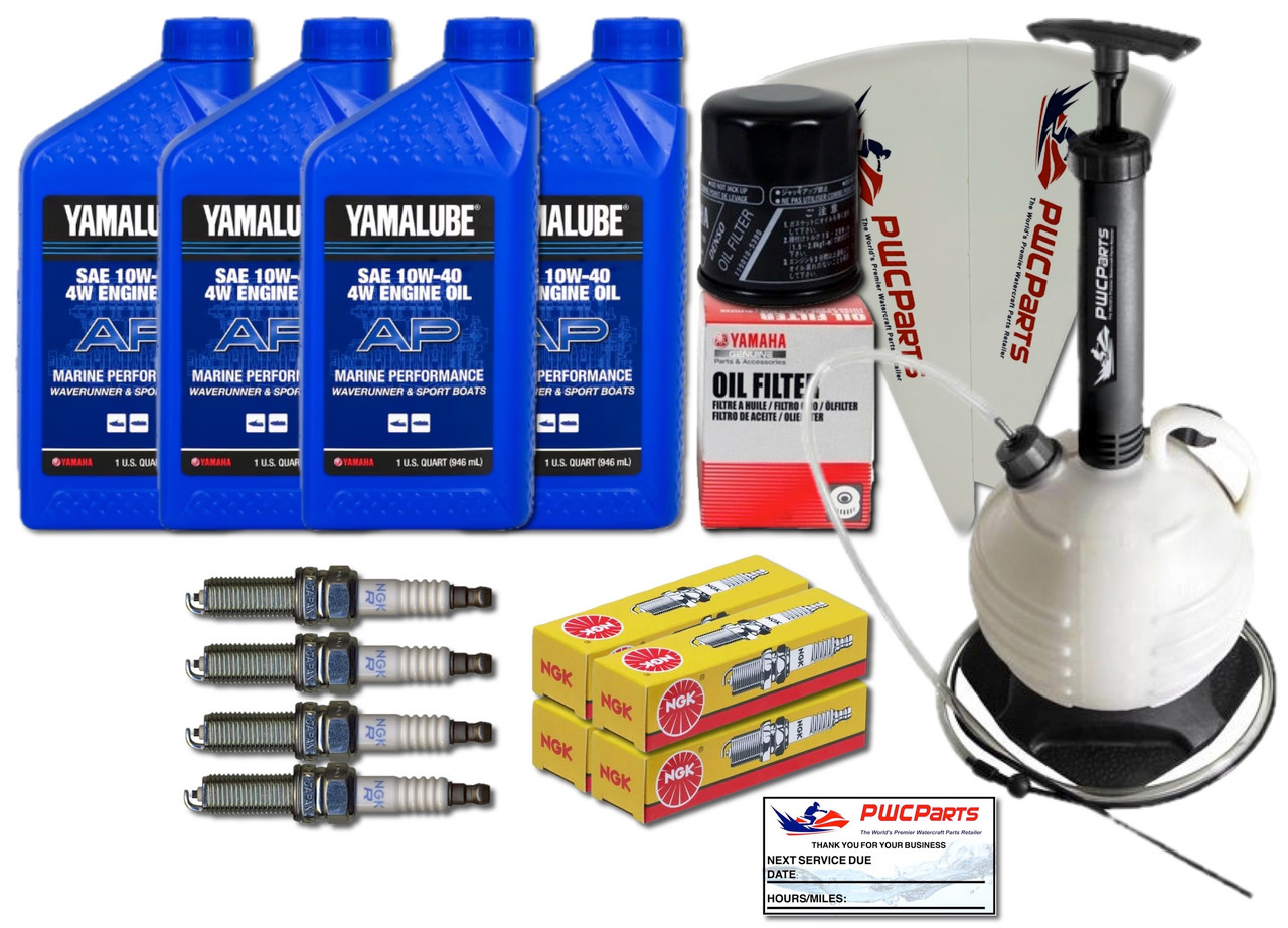 YAMAHA 19' BOAT Oil Change Kit w/ 6L Oil Extractor Pump AR190