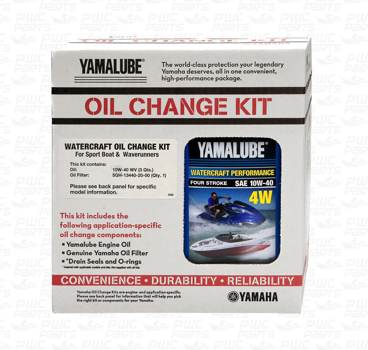 Yamaha Watercraft Oil Change Kit LUB-WTRCG-KT-00