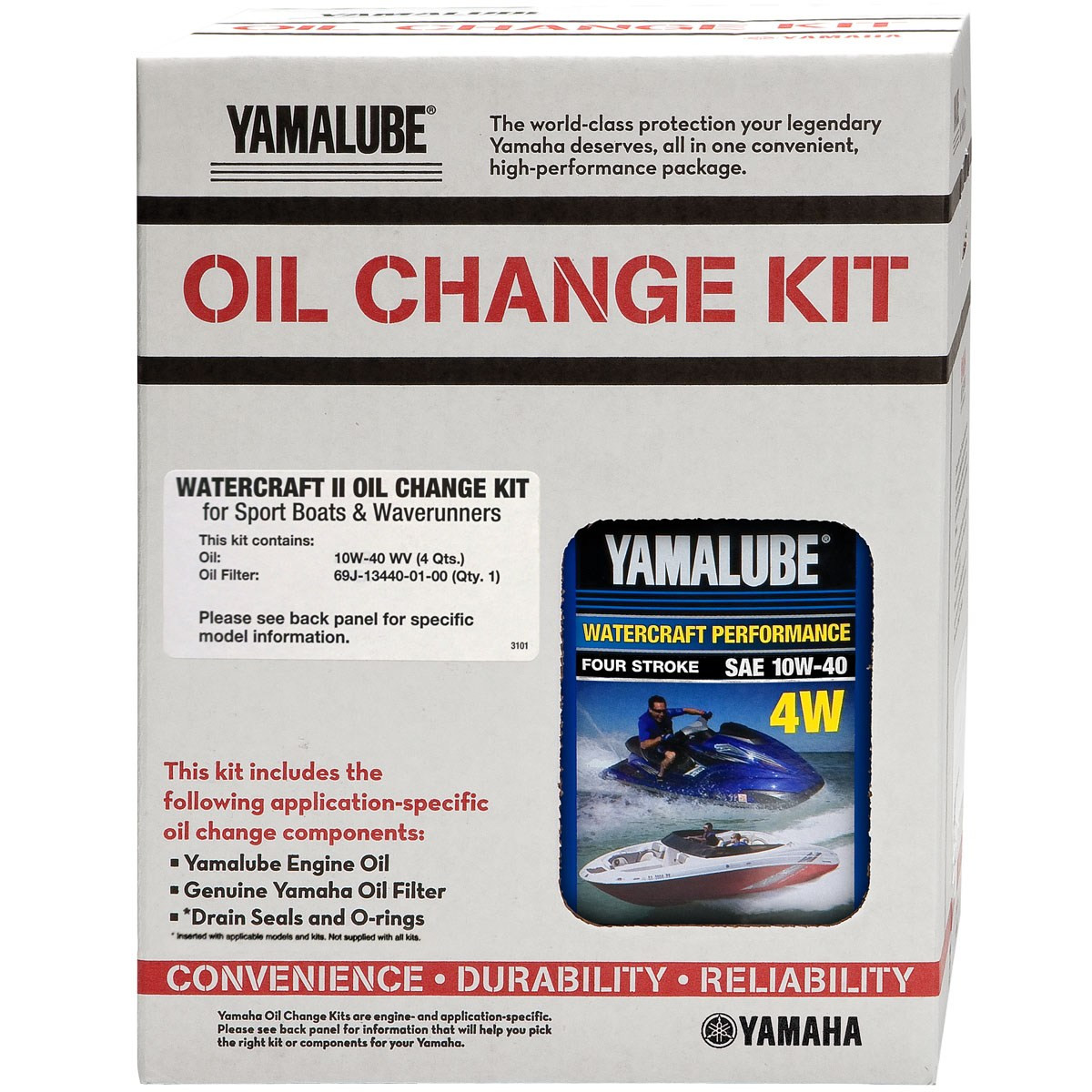 Yamaha Watercraft II Oil Change Kit LUB-WTRCG-KT-10