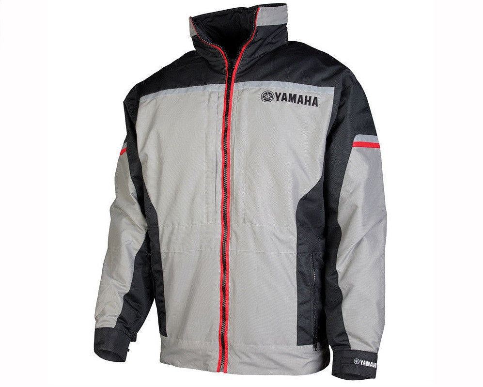 Genuine Yamaha Nylon Jacket Red Black and Grey X-Large CRP-14JNY-GY-XL
