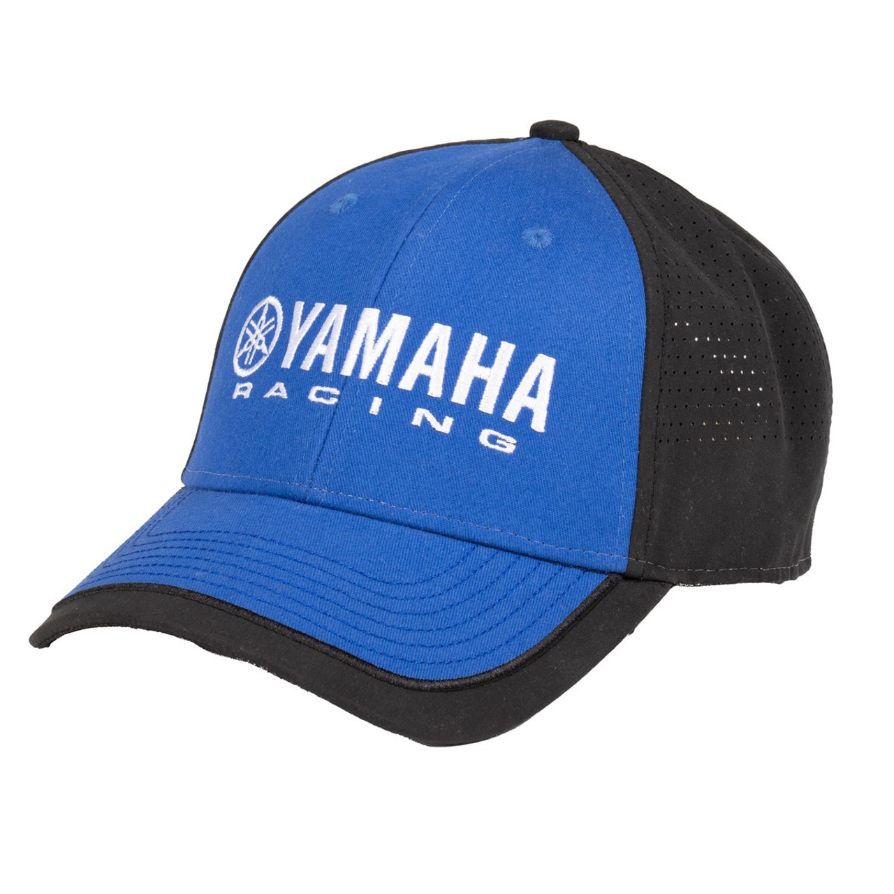 Yamaha Racing Essentials Hat Blue Black Flex-Fit YZ YZF YFZ 250 450 R1 R6  CRP-20HPE-BK-NS