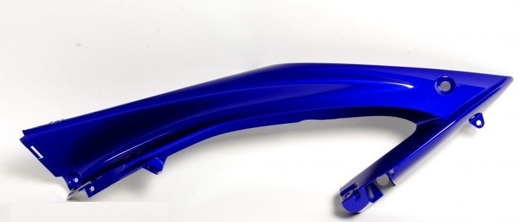 Yamaha YZF R6 YZFR6 OEM LH Upper Side Fairing Trim Blue 13S-2117V