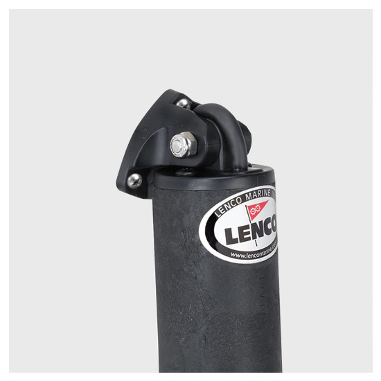 Lenco 12inx12in Standard Mount Trim tab Kit 12v Standard Integrated Switch - Con