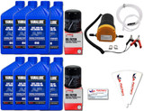 YAMAHA 24' 25 27 295 Boat OEM Oil Change Kit - Jet Boat 4W Yamalube w/ 69J-13440-03-00 Filters for 2010+ AR240 SX240 HO/ 242 LIMITED/S/E-SERIES/ 242X/ 212SS/ 212X/ AR250/ SX250/ 252S/ 252SE/ 252SD w/ 12V Oil Extractor Pump