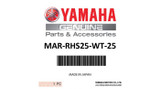 Yamaha Rigging Hose 25' White 2.5 Inch MAR-RHS25-WT-25