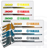 Yamaha 225 Outboard Graphic Kit - Magnesium Metallic MAR-426KT-73-06
