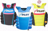 JETPILOT Vintage Nylon CGA 3-Buckle PFD Vest Side Entry PWC Blue Black JP23212