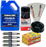 YAMAHA OEM Oil Change Kit AR195 SX195 275 E SE SD NGK LFR7A Tool LUB-WTRCG-KT-10