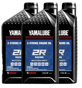3x Pack YAMAHA Yamalube OEM 2R 2-Stroke MX ATV MC Racing Oil LUB-2STRK-R1-12