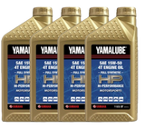 4x Pack YAMAHA Yamalube OEM Full-Synthetic 15W-50 HP Oil LUB-15W50-FS-12