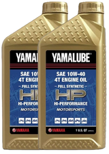 2x Pack YAMAHA Yamalube OEM Full-Synthetic 10W-40 HP Oil LUB-10W40-FS-12