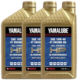 3x Pack YAMAHA Yamalube OEM Full-Synthetic 10W-40 HP Oil LUB-10W40-FS-12