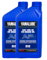 2x Pack YAMAHA YAMALUBE 4W WaveRunner 4-Stroke Engine Oil 10W40 LUB-10W40-WV-12