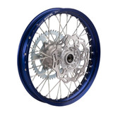 YAMAHA OEM Rear Wheel Assembly Blue/Silver WR450F 2021-2023 B7R-25302-10-00