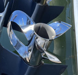 YAMAHA Sharrow MX3 V6 Stainless Steel Propeller 3 Blades 15.2" Diameter x 18" Pitch RH Rotation DBY-MX3V6-18-0R