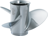 YAMAHA F Series Turbo Hot Shot for Mercury Stainless Steel Propeller 3 Blade 10 1/8" Diameter x 10" Pitch RH Rotation MAR-10110-MR-B0