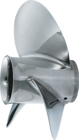YAMAHA G Series Turbo Pontoon 1 Stainless Steel Propeller 3 Blade 12" Diameter x 11" Pitch RH Rotation MAR-12011-PR-C0